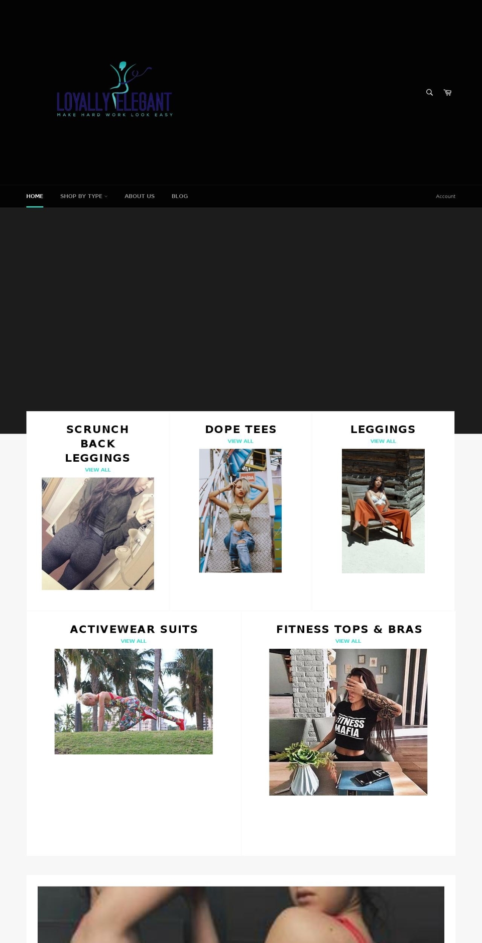 loyallyelegant.com — Shopify storefront screenshot