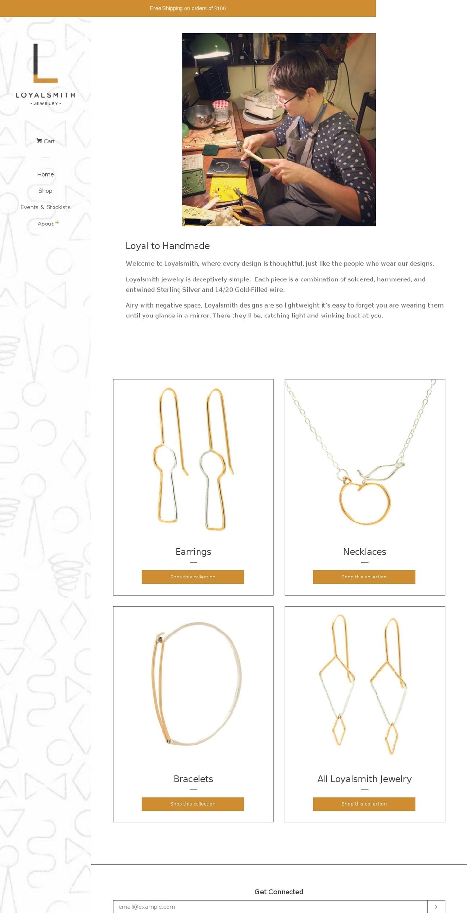 loyalsmithseattle.com — Shopify storefront screenshot