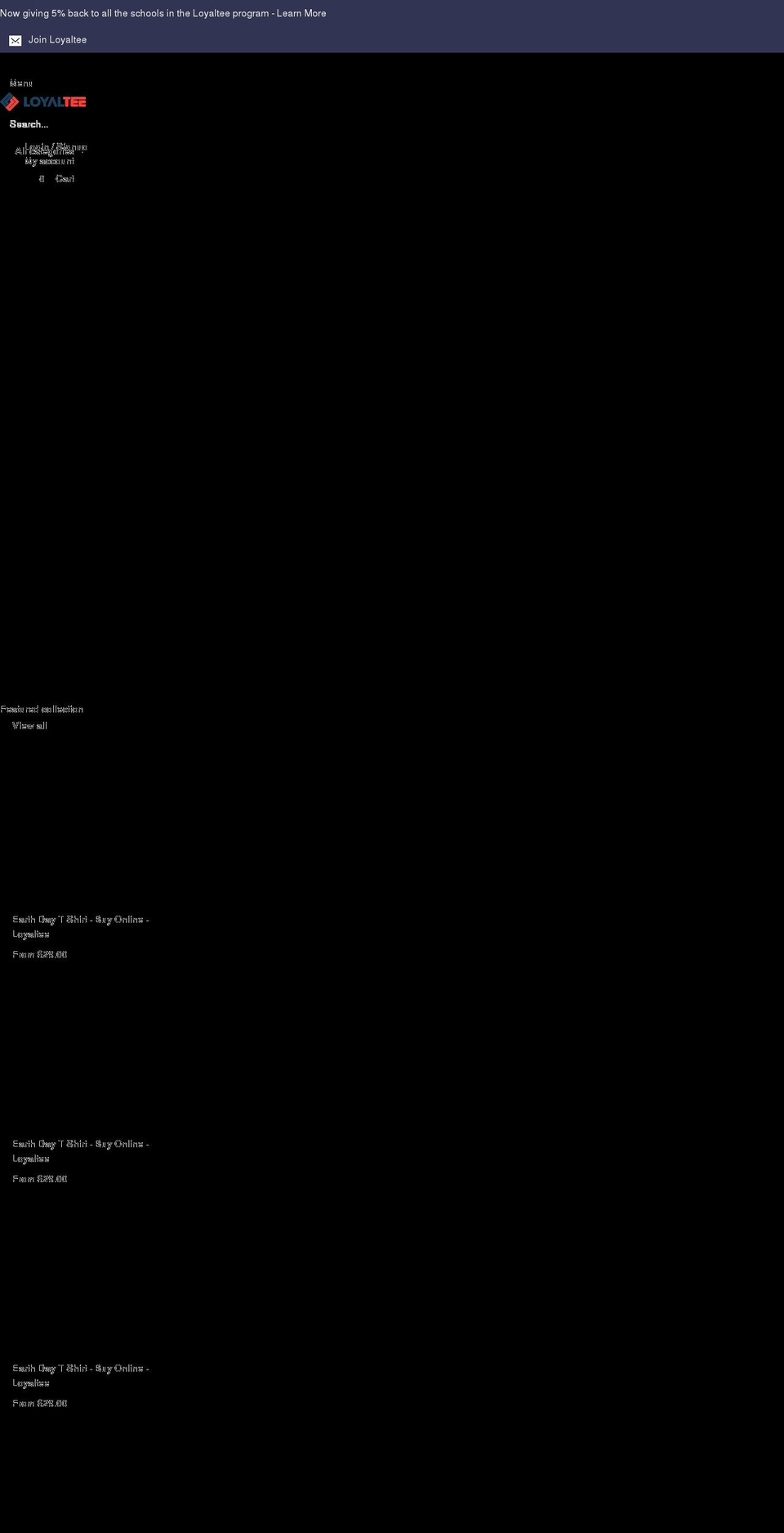 loyaltee.com shopify website screenshot