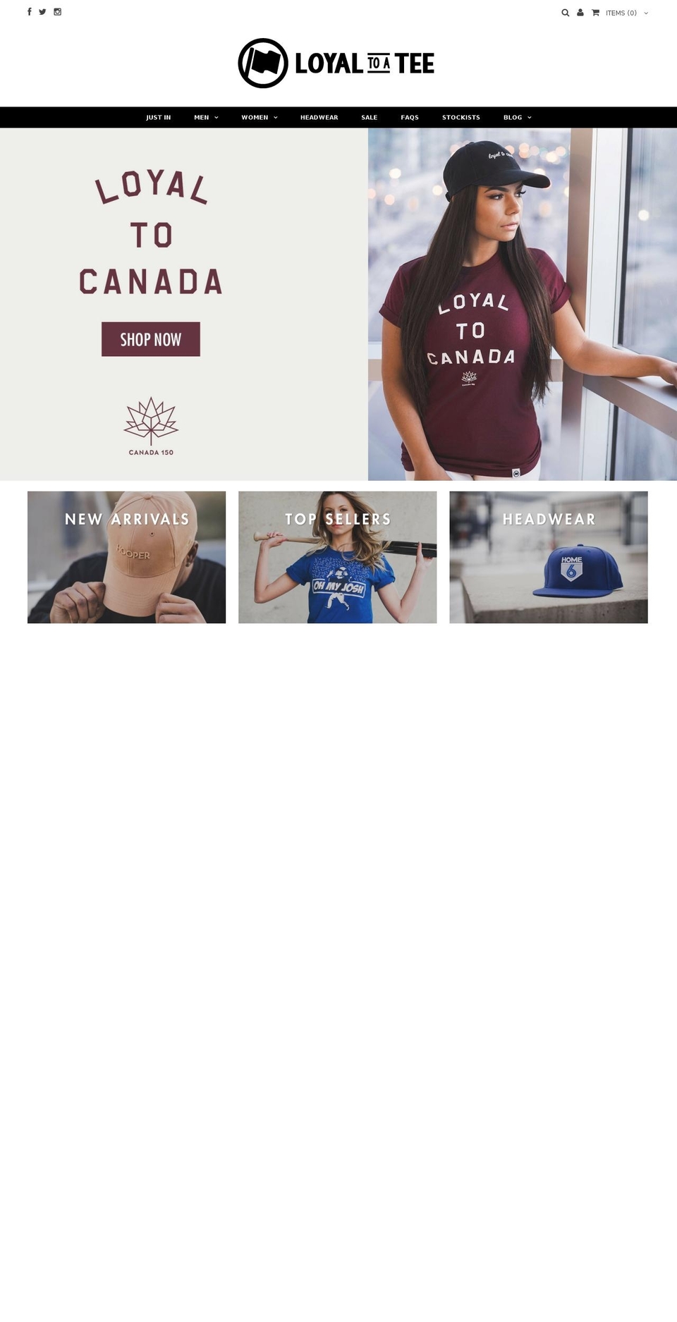 loyaltoatee.com shopify website screenshot