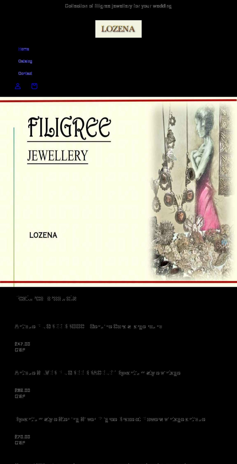 lozena.com shopify website screenshot
