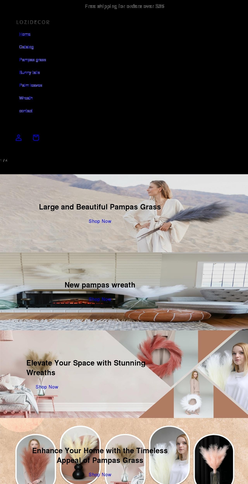 lozidecor.com shopify website screenshot