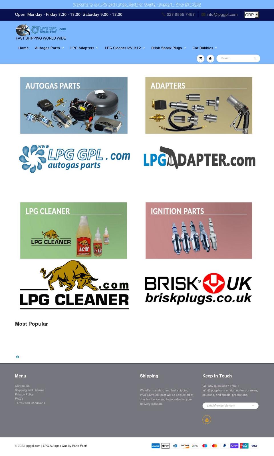 lpggpl.com shopify website screenshot