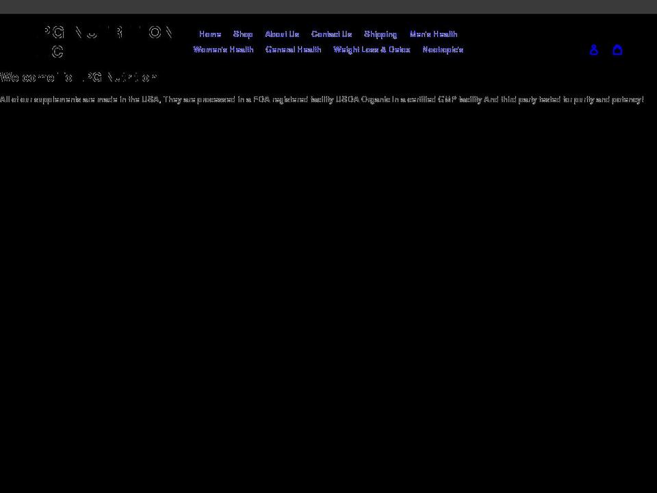 lpgnutritionllc.net shopify website screenshot