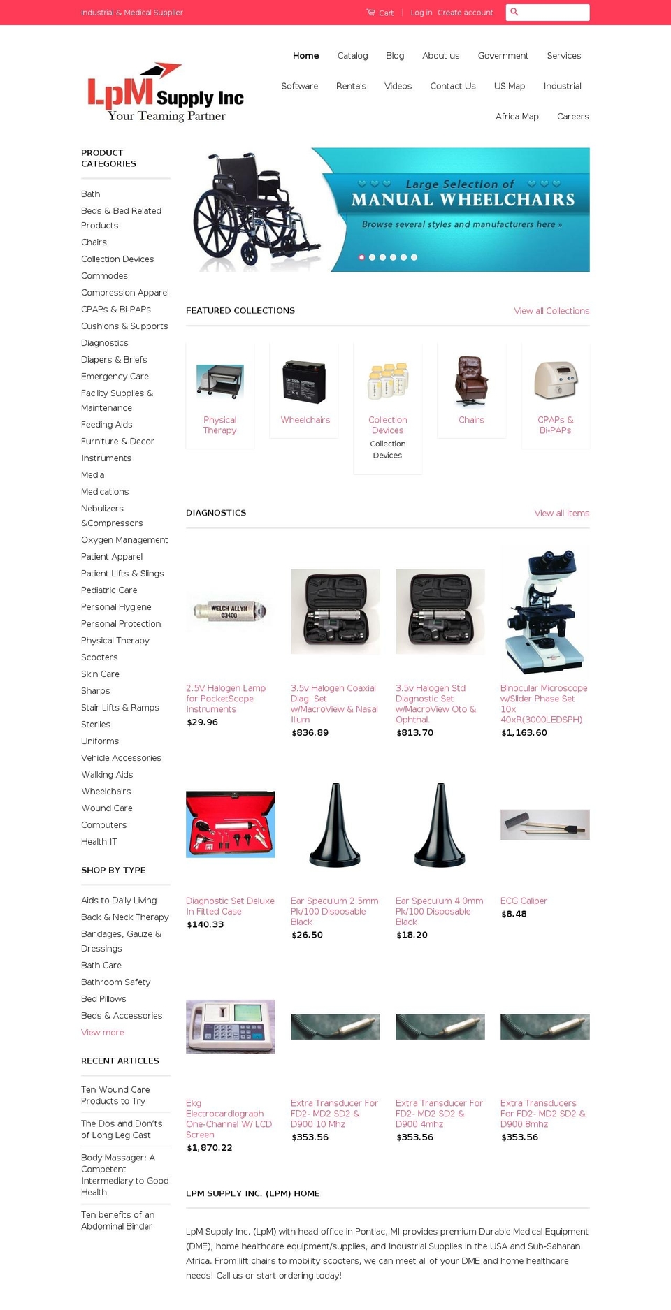 lpmsi.bargains shopify website screenshot