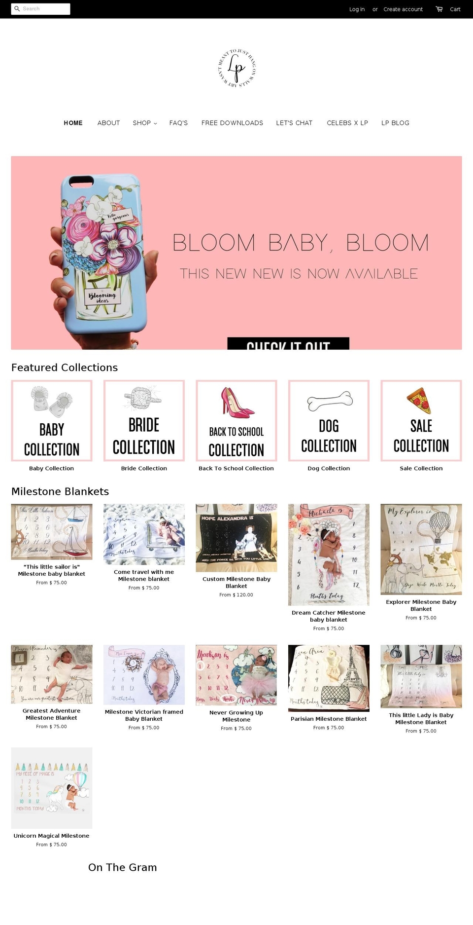 lporiginal.com shopify website screenshot