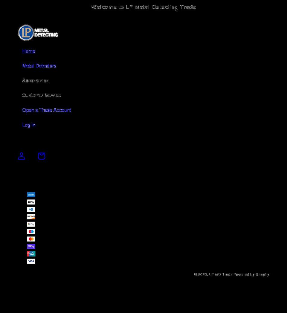 lptrade.co.uk shopify website screenshot
