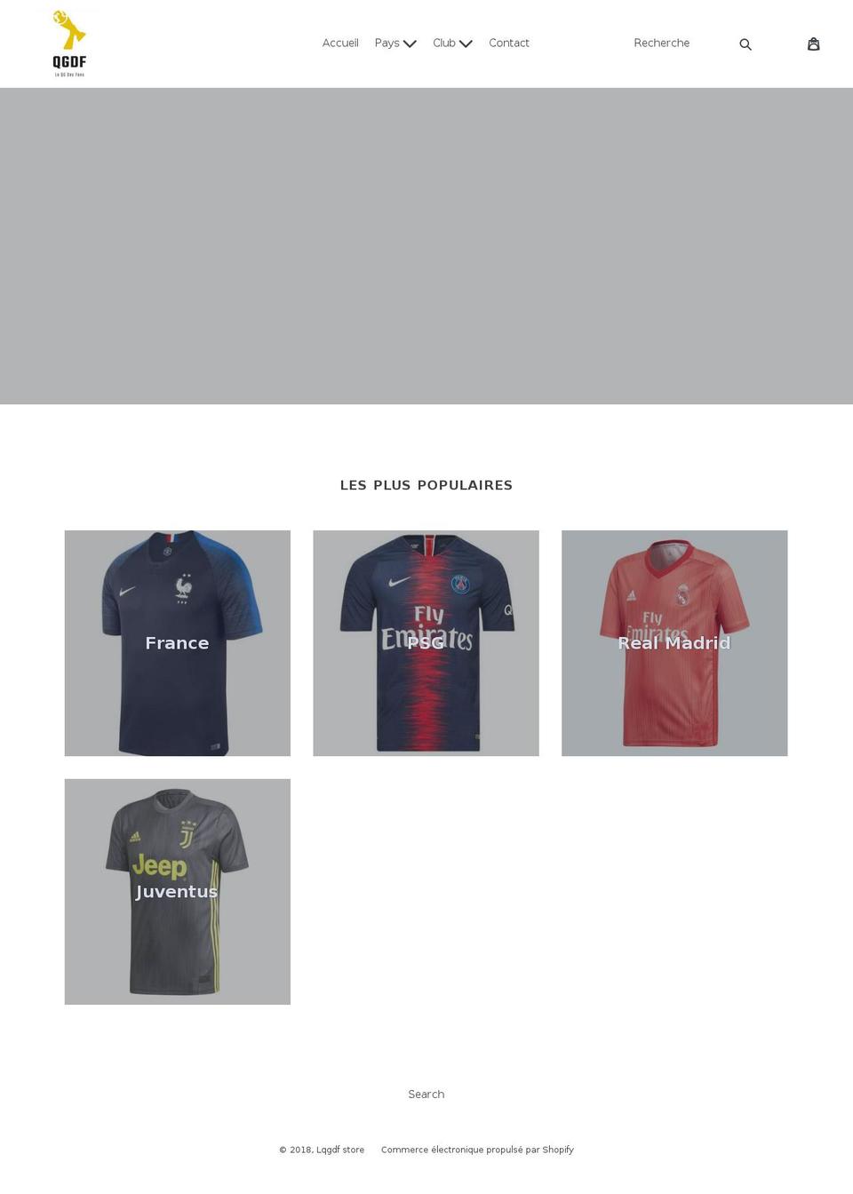 lqgdf.com — Shopify storefront screenshot
