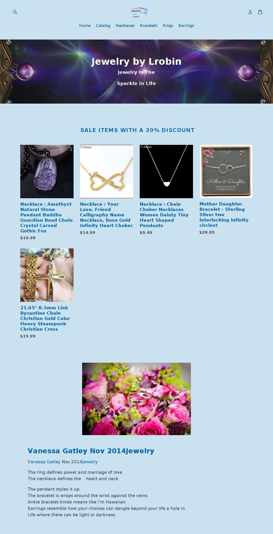 lrobin.com — Shopify storefront screenshot