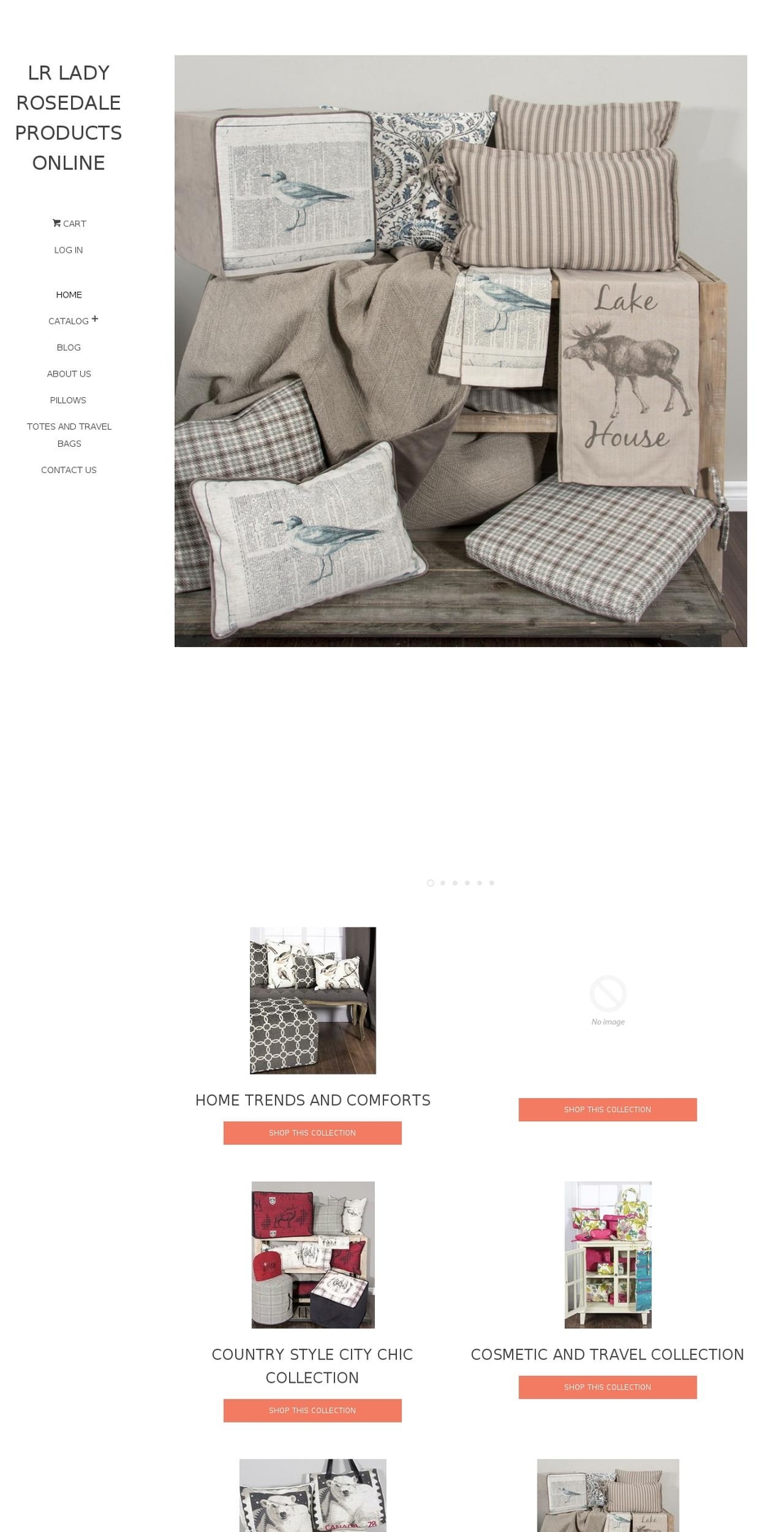 lrosedale.com shopify website screenshot