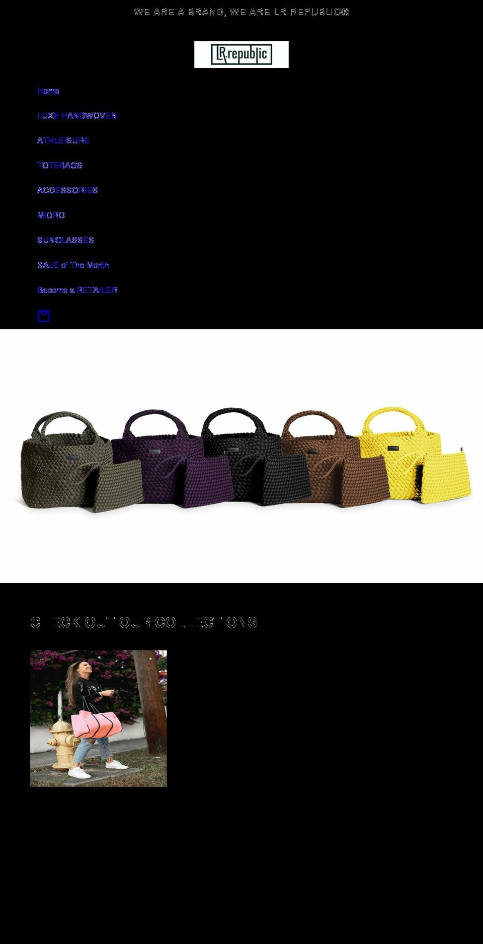 lrrepublic.com shopify website screenshot
