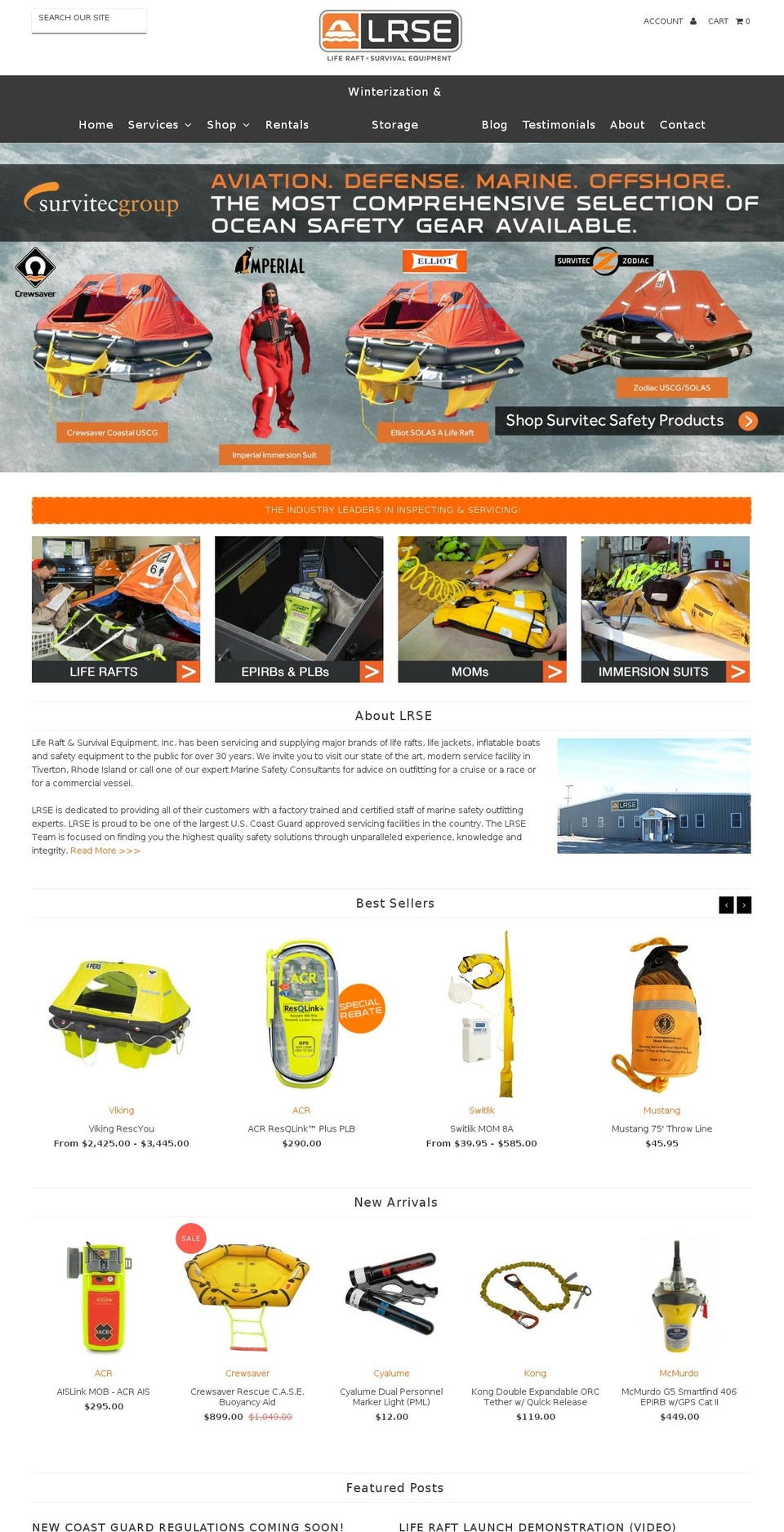 lrse.com shopify website screenshot