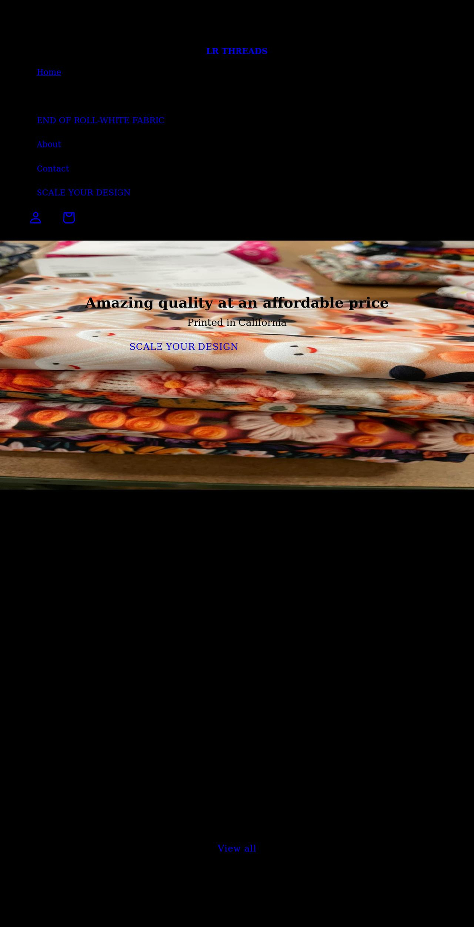 lrthreads.com shopify website screenshot