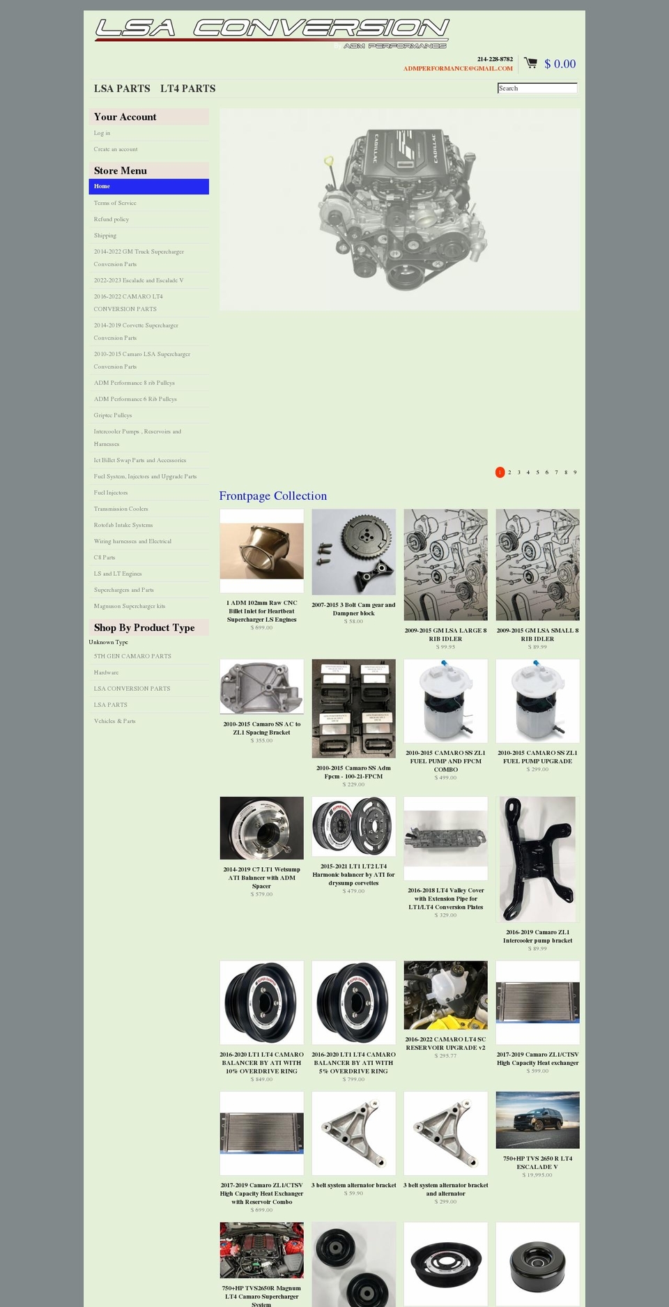 Copy of ADM PERFORMANCE LSA STORE THEME Shopify theme site example lsa-conversion-store.myshopify.com