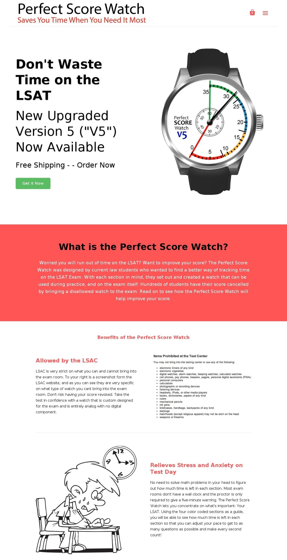 lsatwatch.com — Shopify storefront screenshot