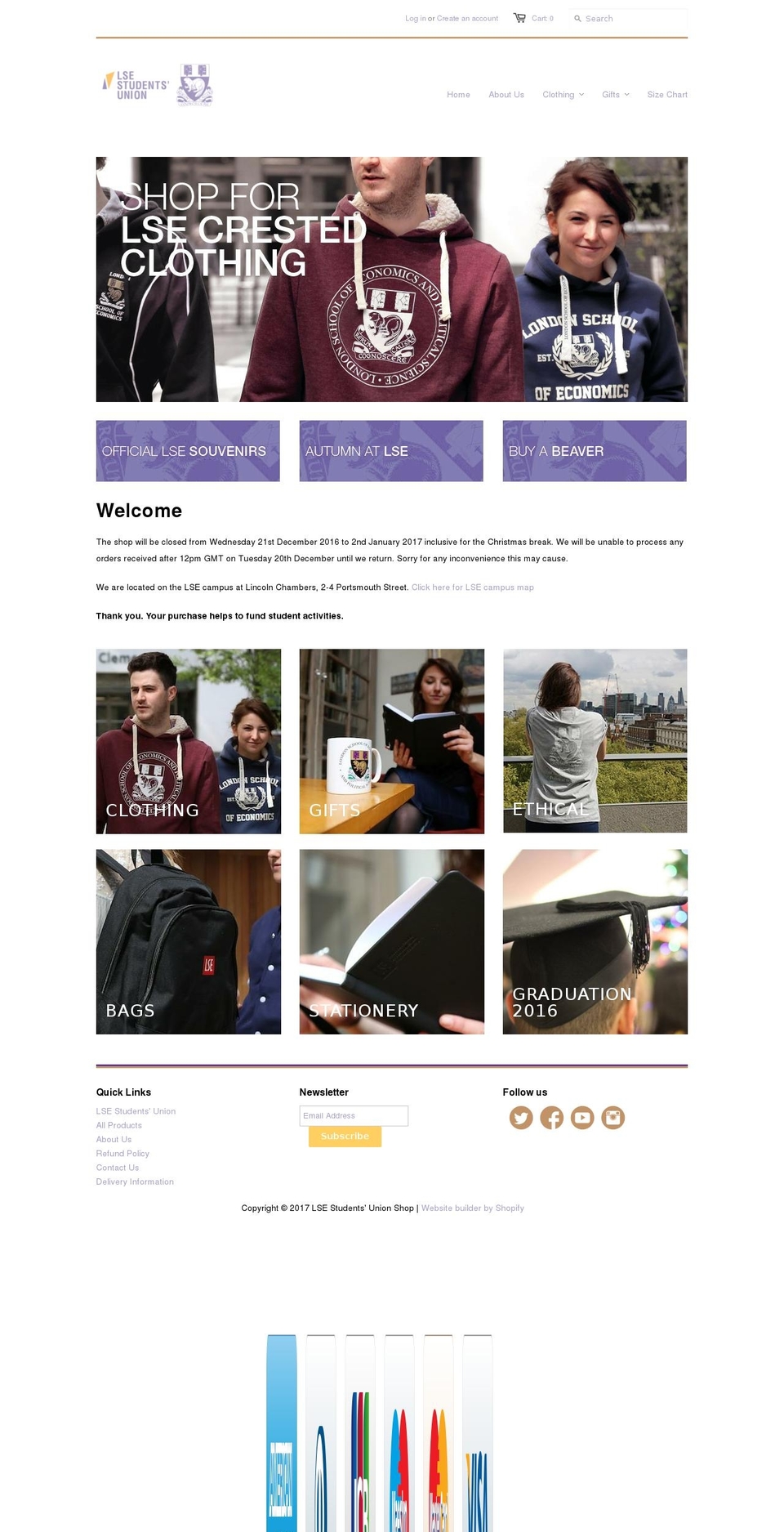 lseshop.com shopify website screenshot