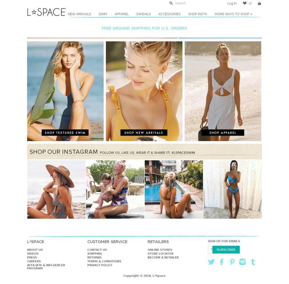 LSPACE 1.5.3 Shopify theme site example lspaceswim.info