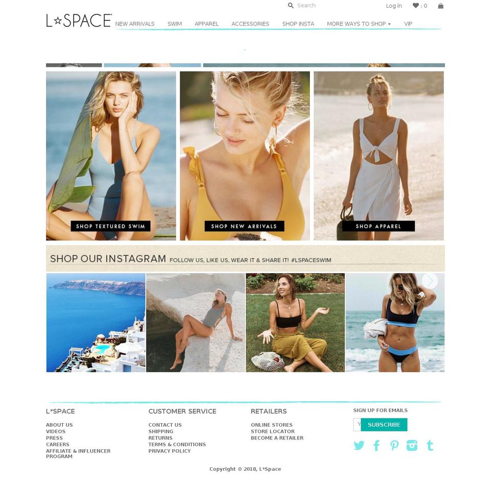 LSPACE 1.5.3 Shopify theme site example lspaceswimwear.co