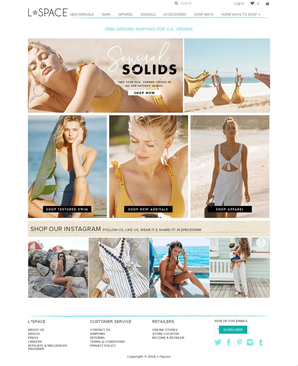 LSPACE 1.5.3 Shopify theme site example lspaceswimwear.org