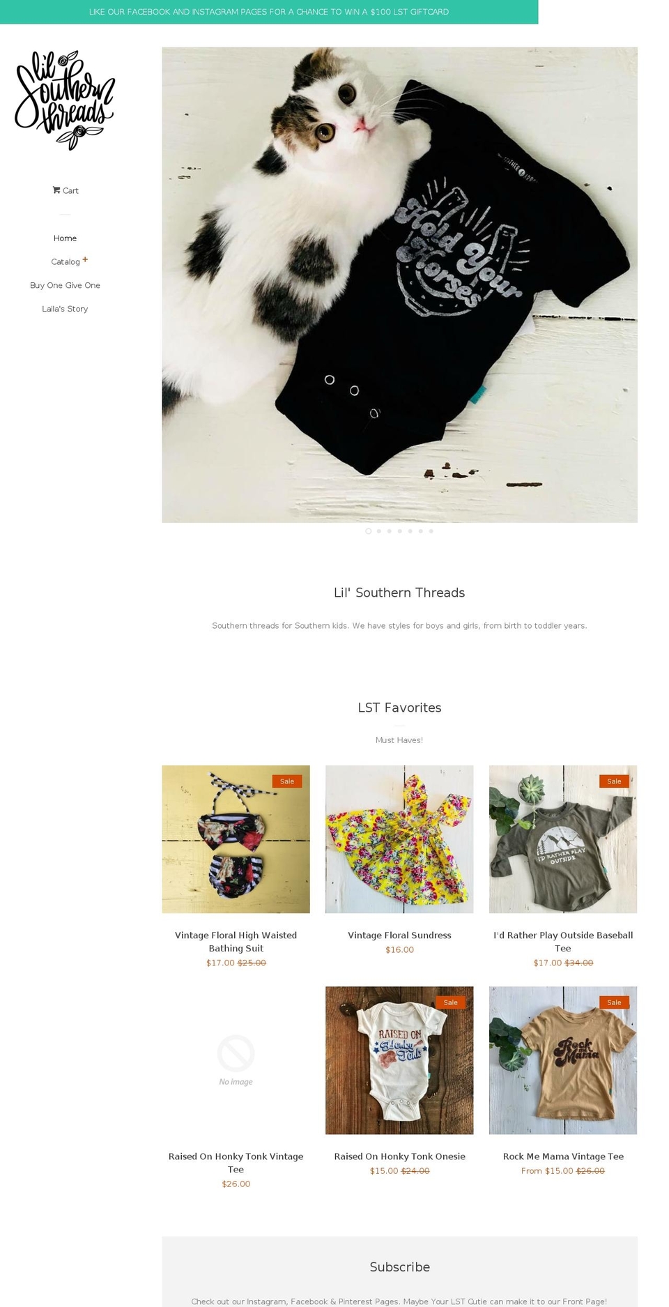 lstkids.com — Shopify storefront screenshot