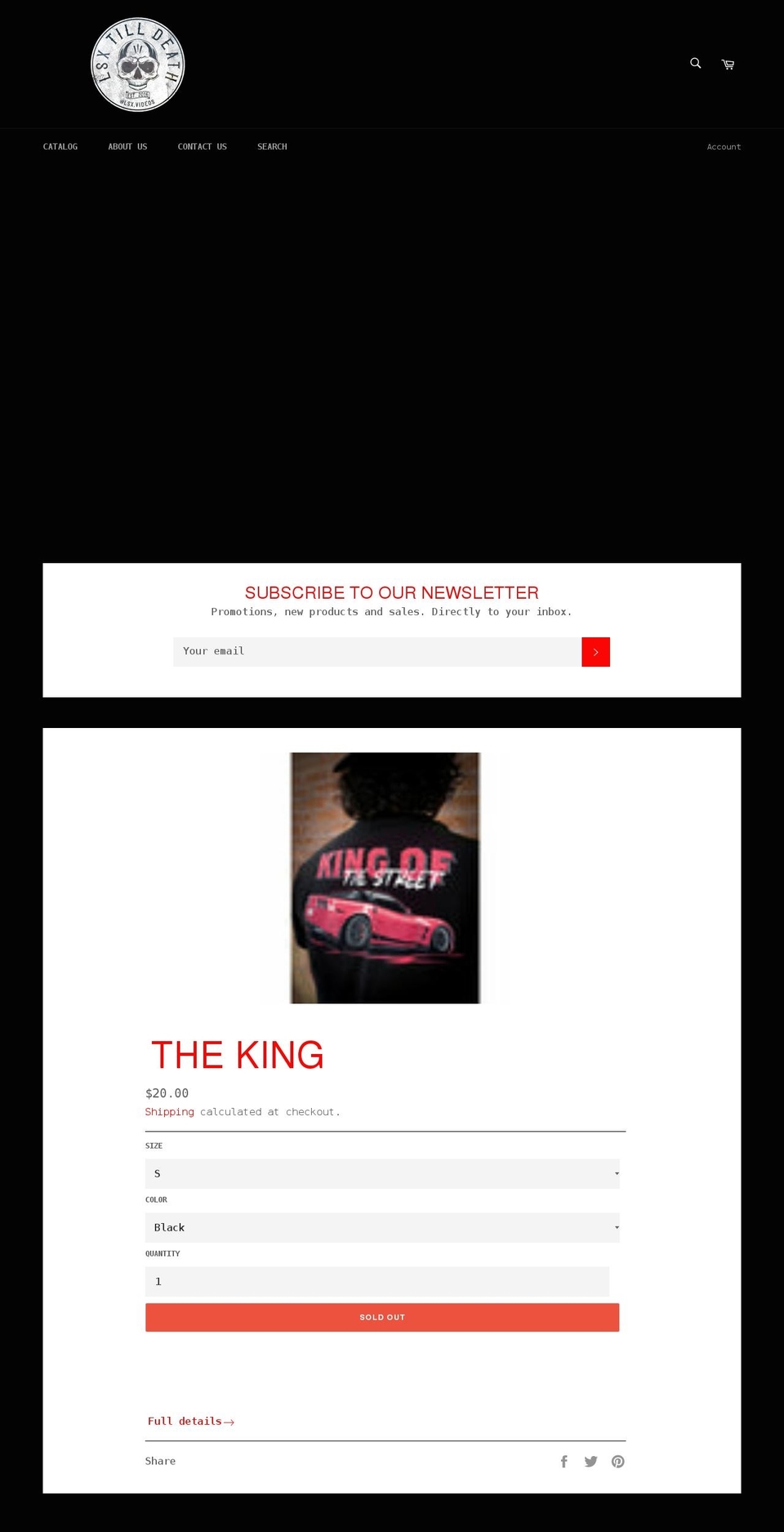 lsxvideosusa.com shopify website screenshot