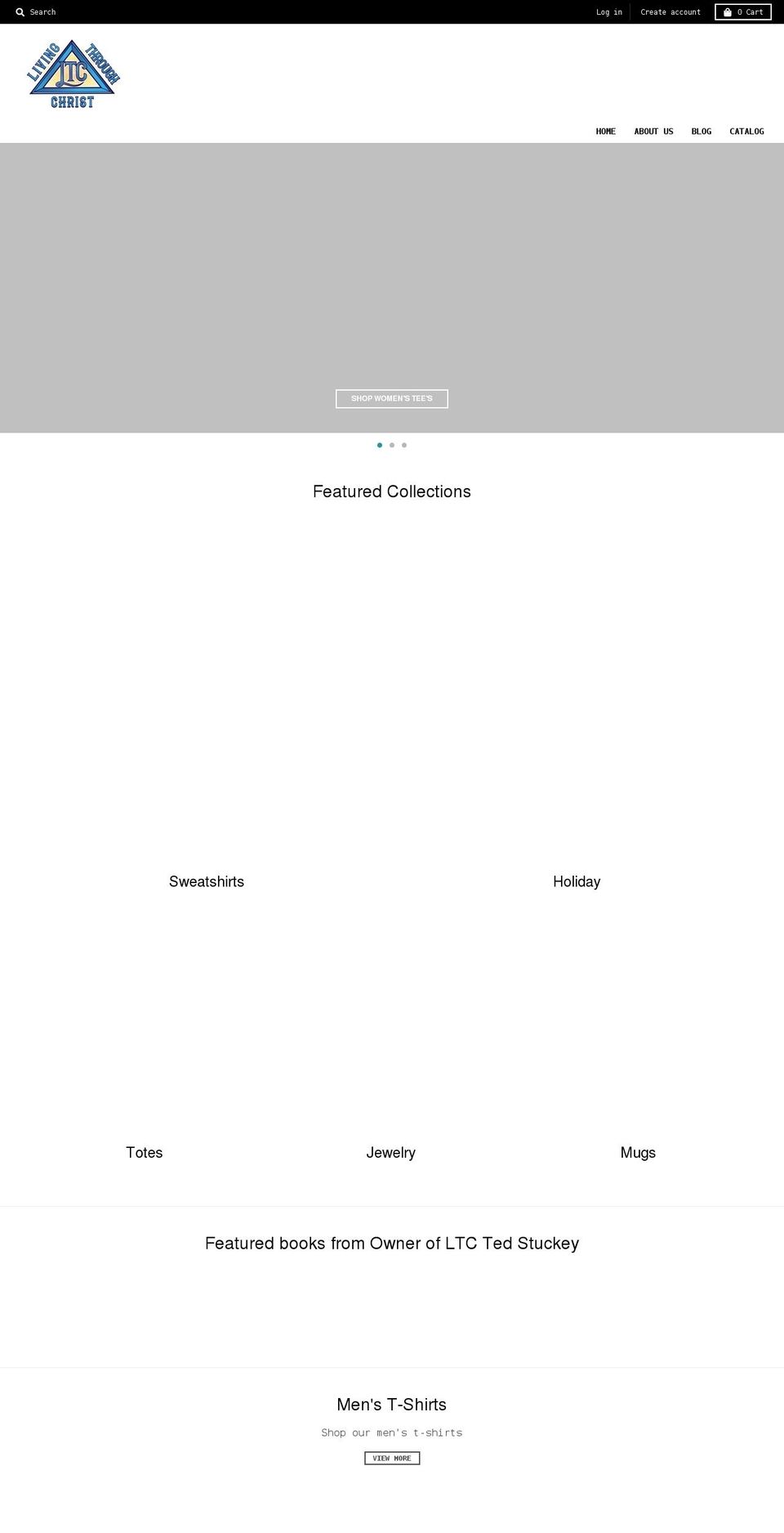 ltcchristianapparel.com — Shopify storefront screenshot