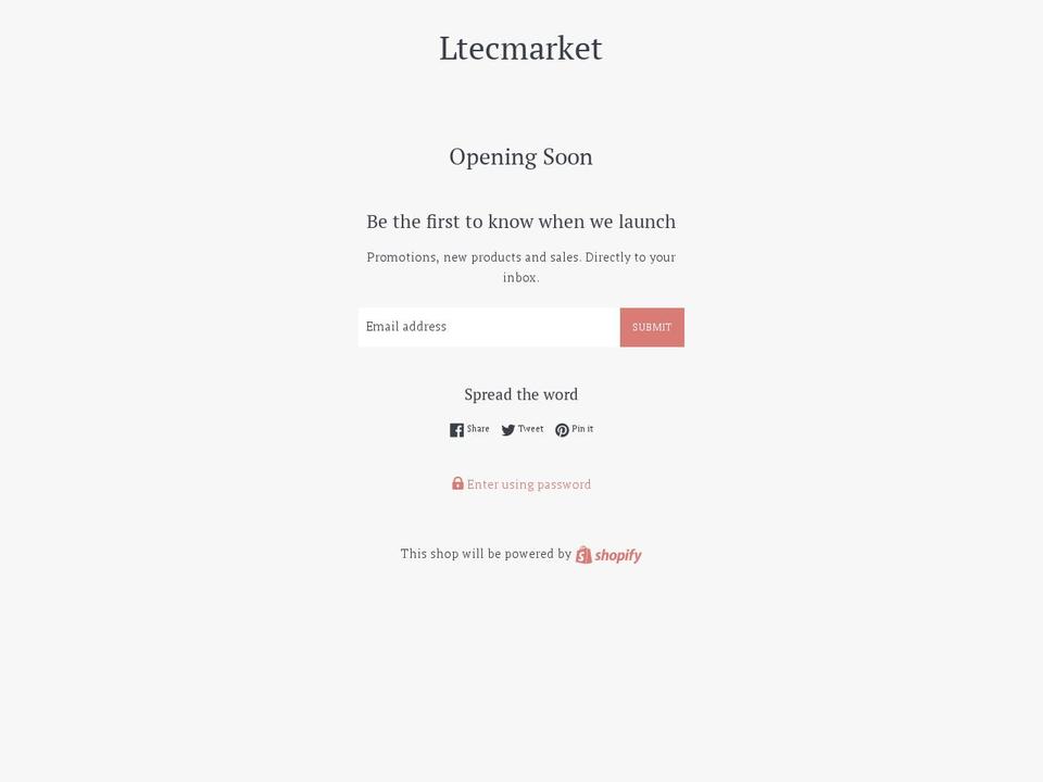 ltecmarket.com — Shopify storefront screenshot