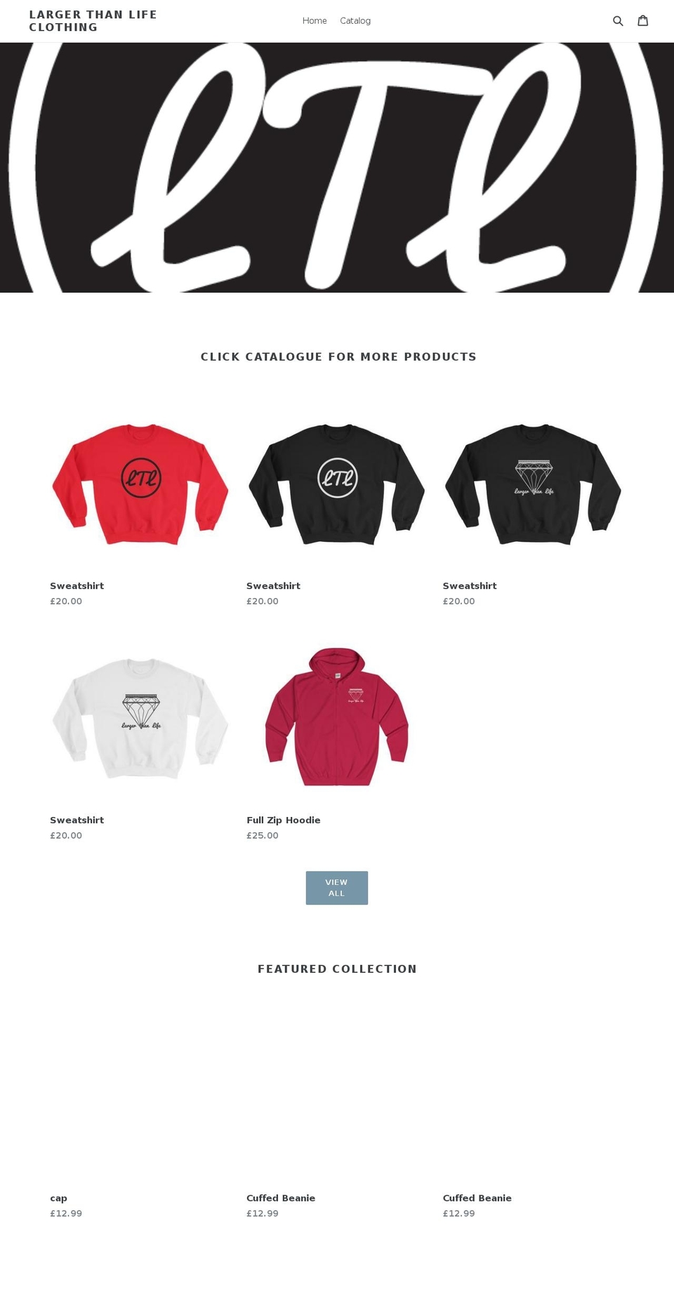 ltlclothing.com — Shopify storefront screenshot