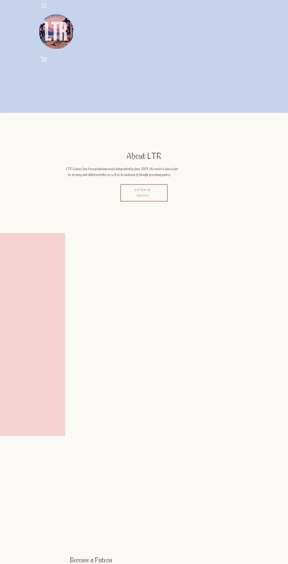ltrtunes.com — Shopify storefront screenshot