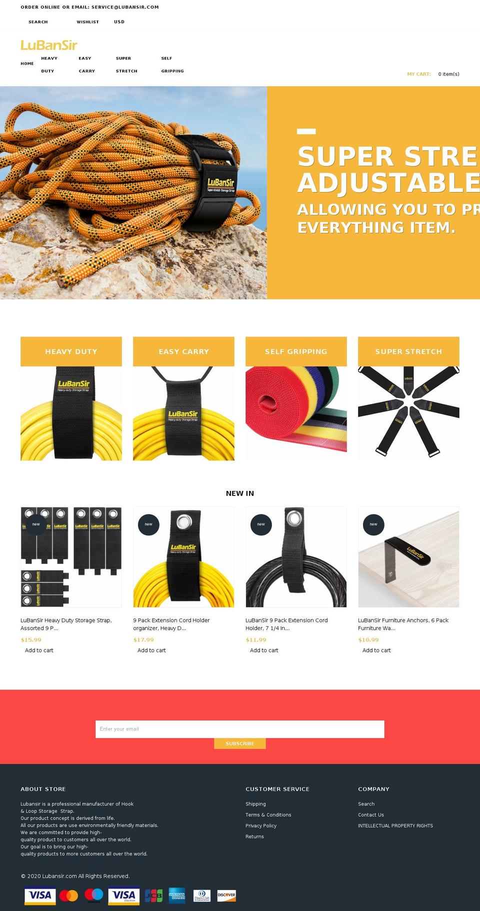 lubansir.com shopify website screenshot