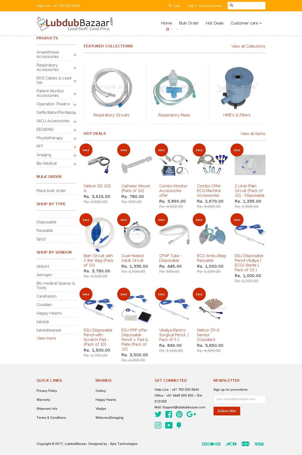 lubdubbazaar.com shopify website screenshot