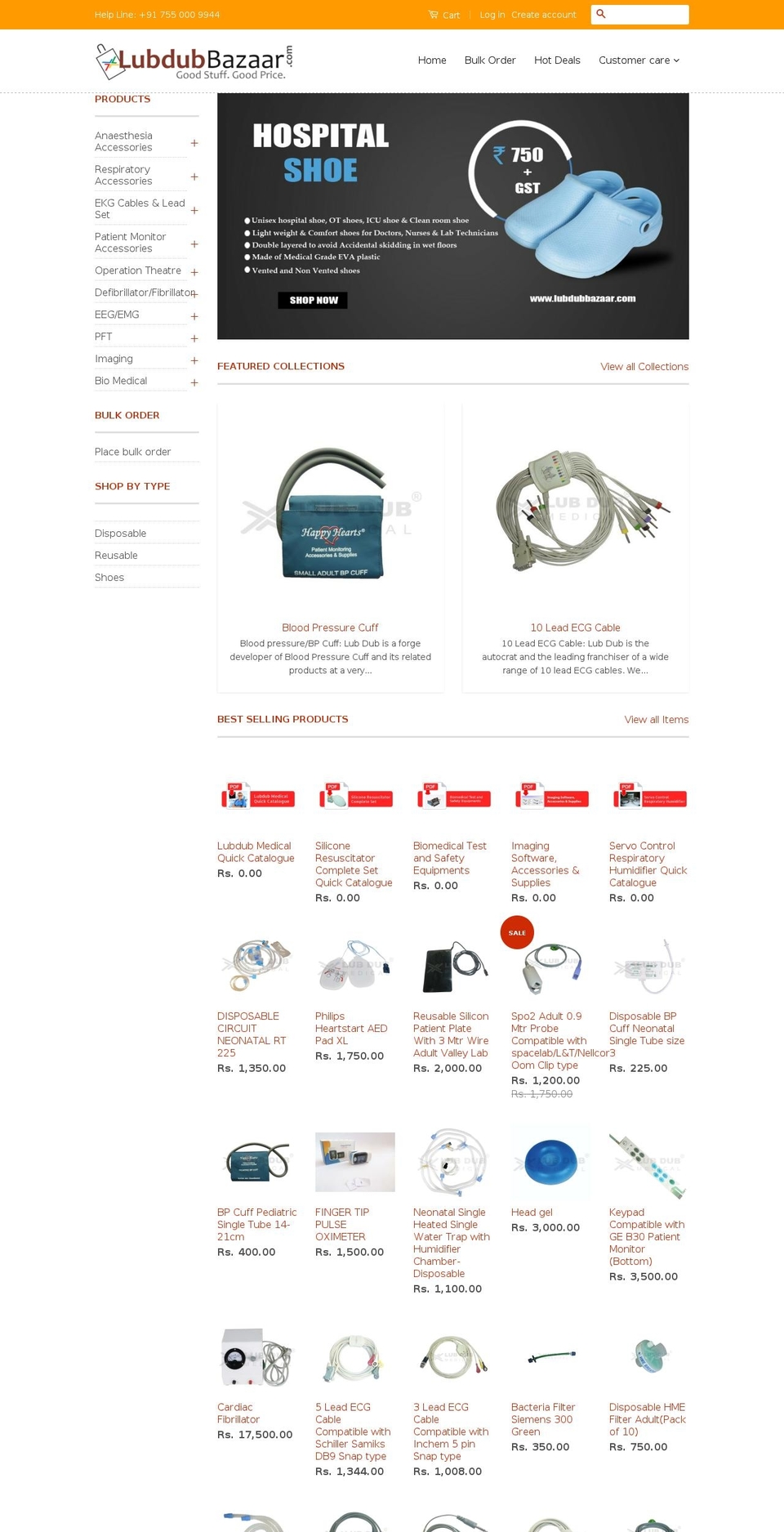 lubdubbazzar.com shopify website screenshot