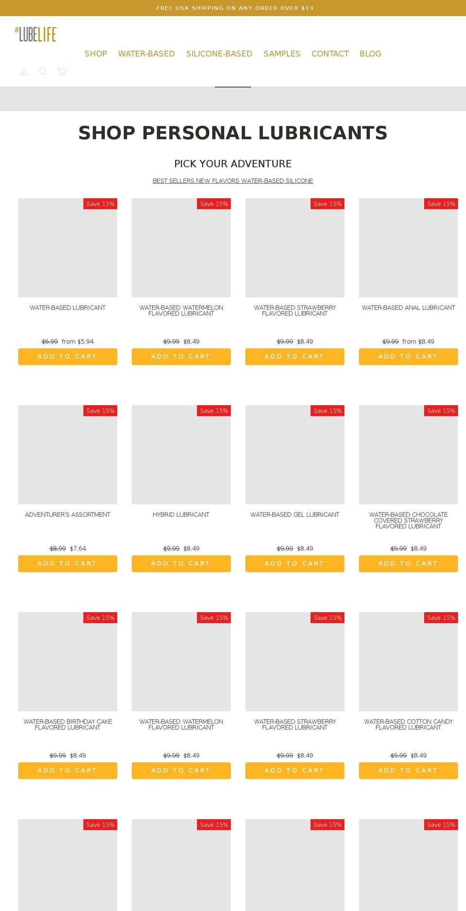 lubelife.com shopify website screenshot