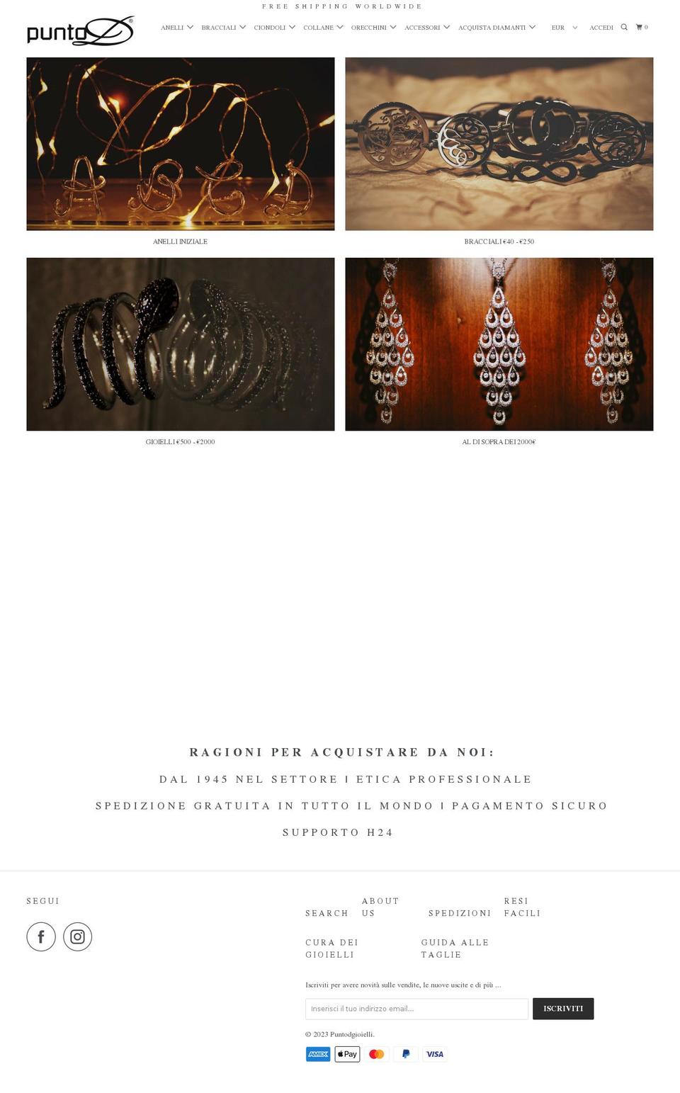 luca-distefano.com — Shopify storefront screenshot