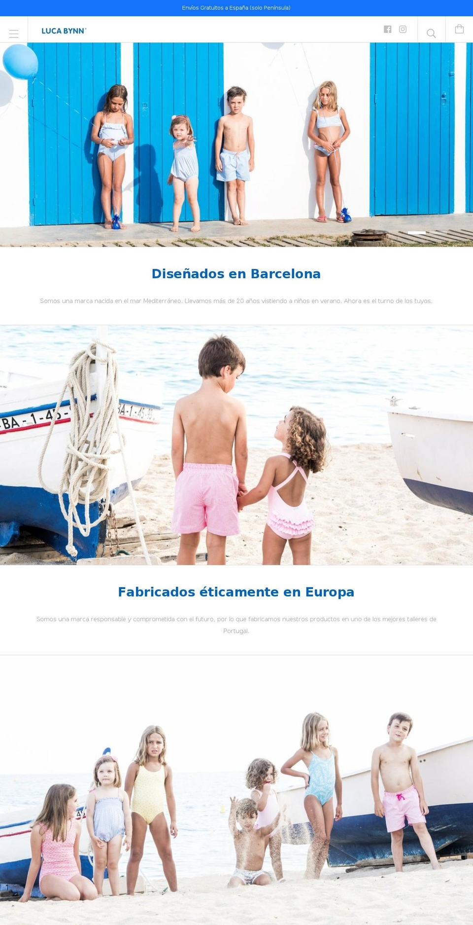 lucabynn.com — Shopify storefront screenshot