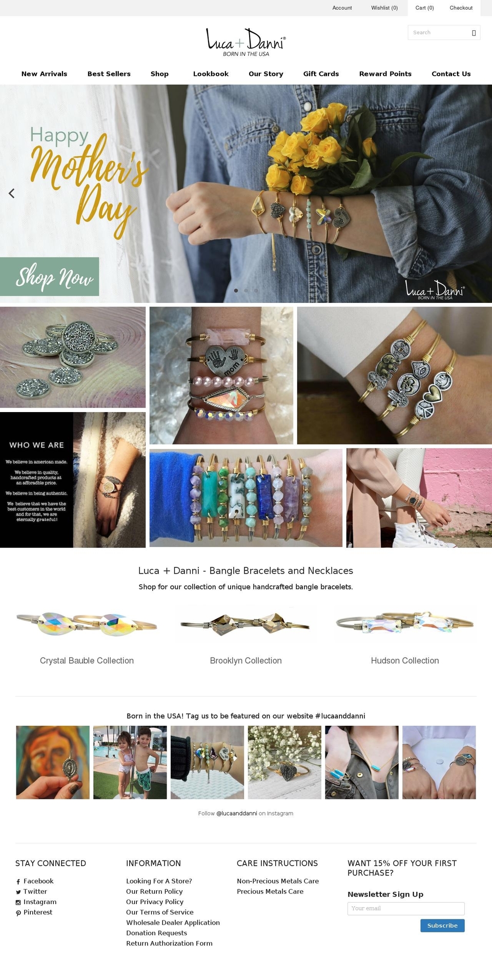 lucadani.com shopify website screenshot