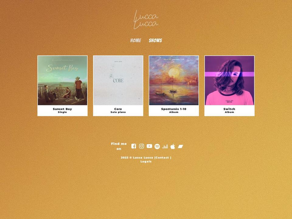 lucca-lucca.com — Shopify storefront screenshot