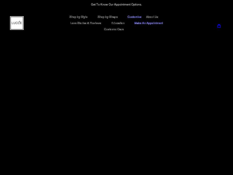 luccerings.com — Shopify storefront screenshot