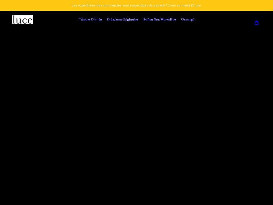 luce-by-eb.com shopify website screenshot