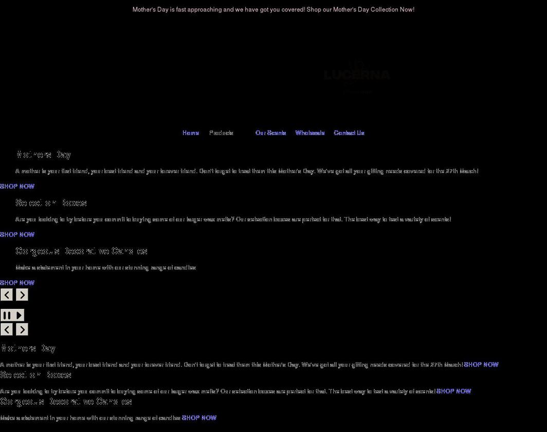 lucerna-uk.com shopify website screenshot