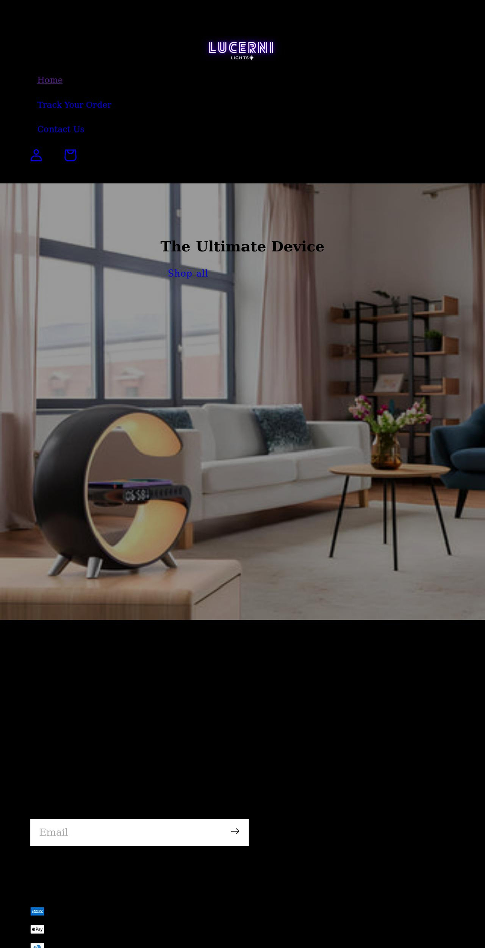 lucerni.com shopify website screenshot