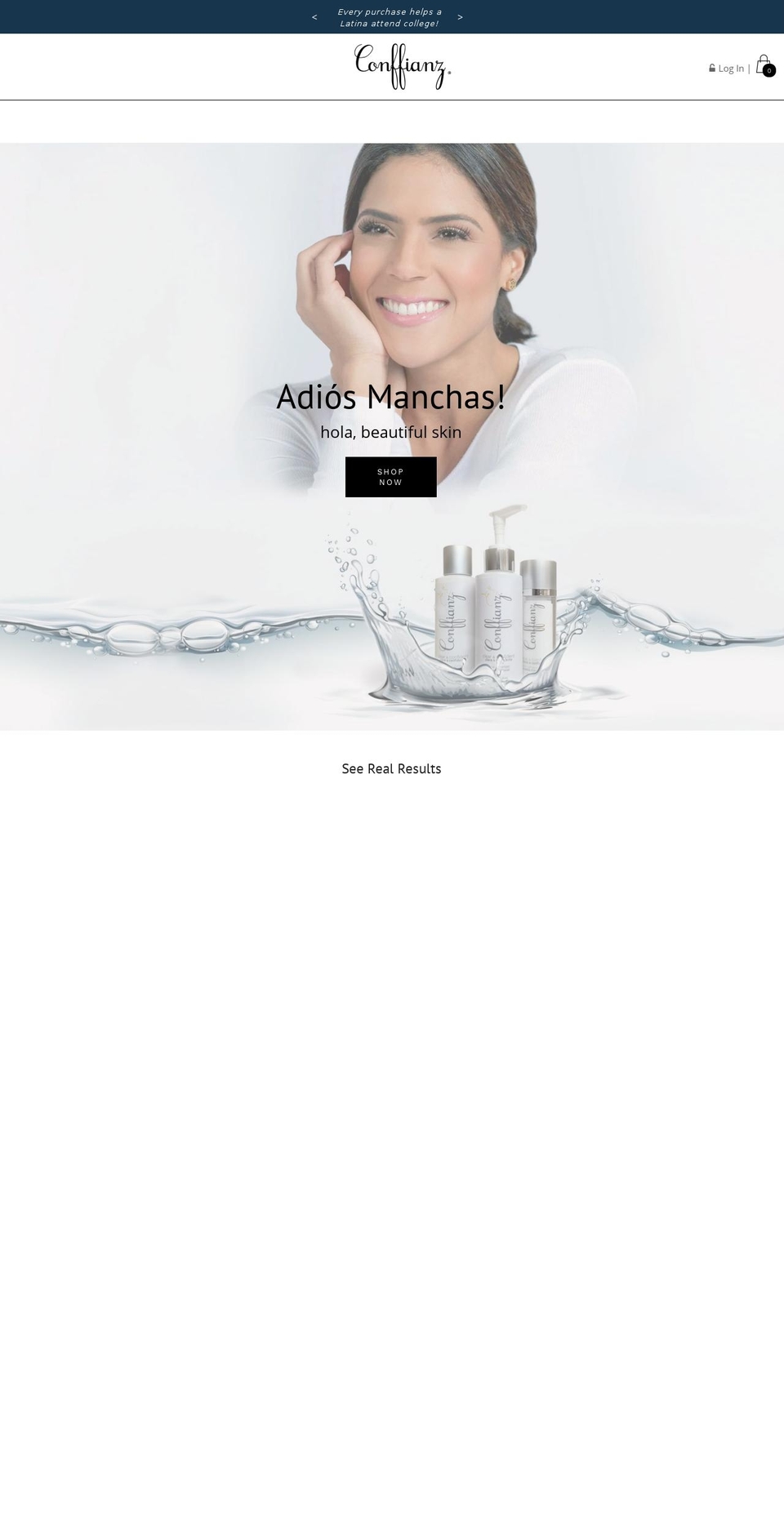 lucesiemprebella.com — Shopify storefront screenshot