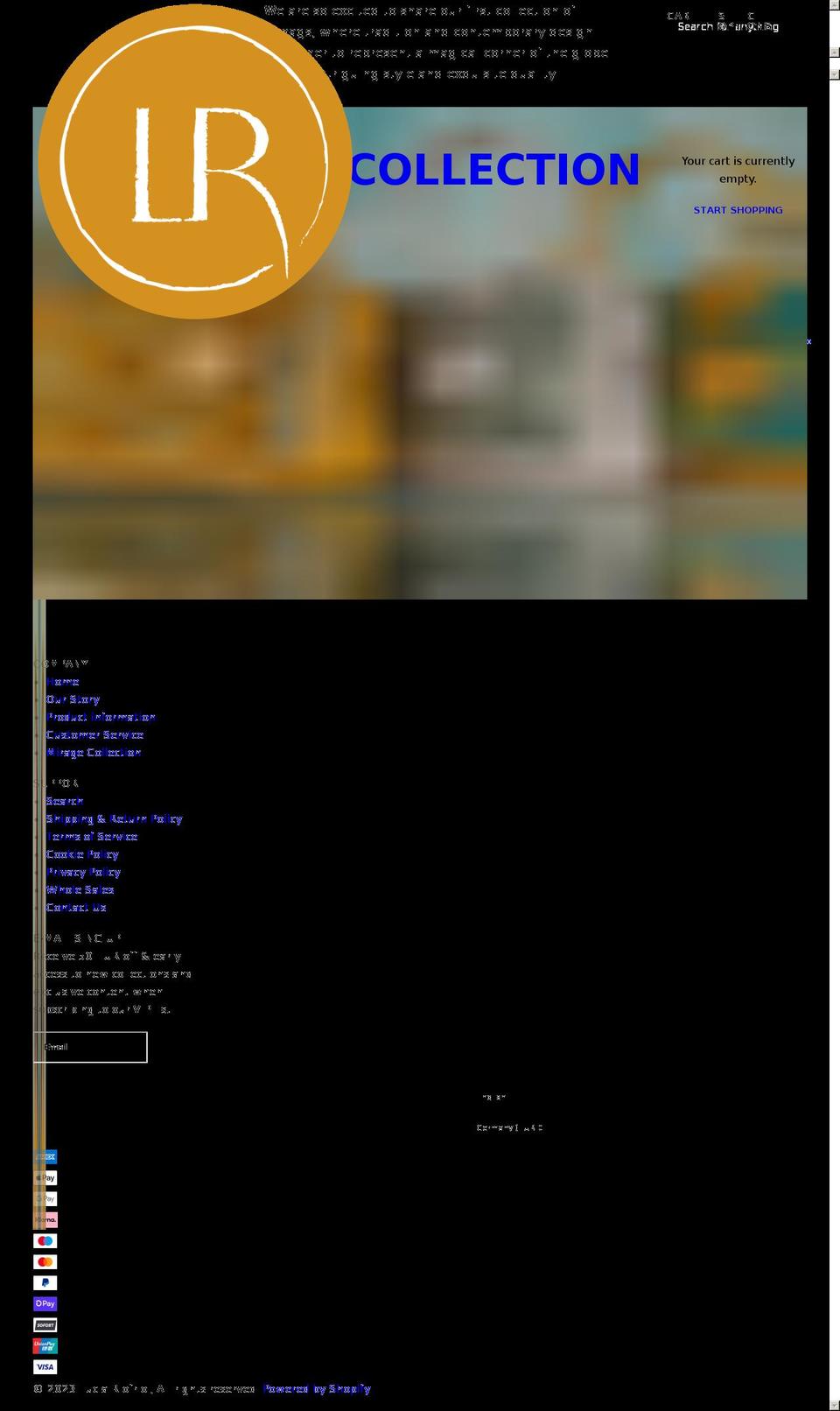 luciariofrio.com shopify website screenshot