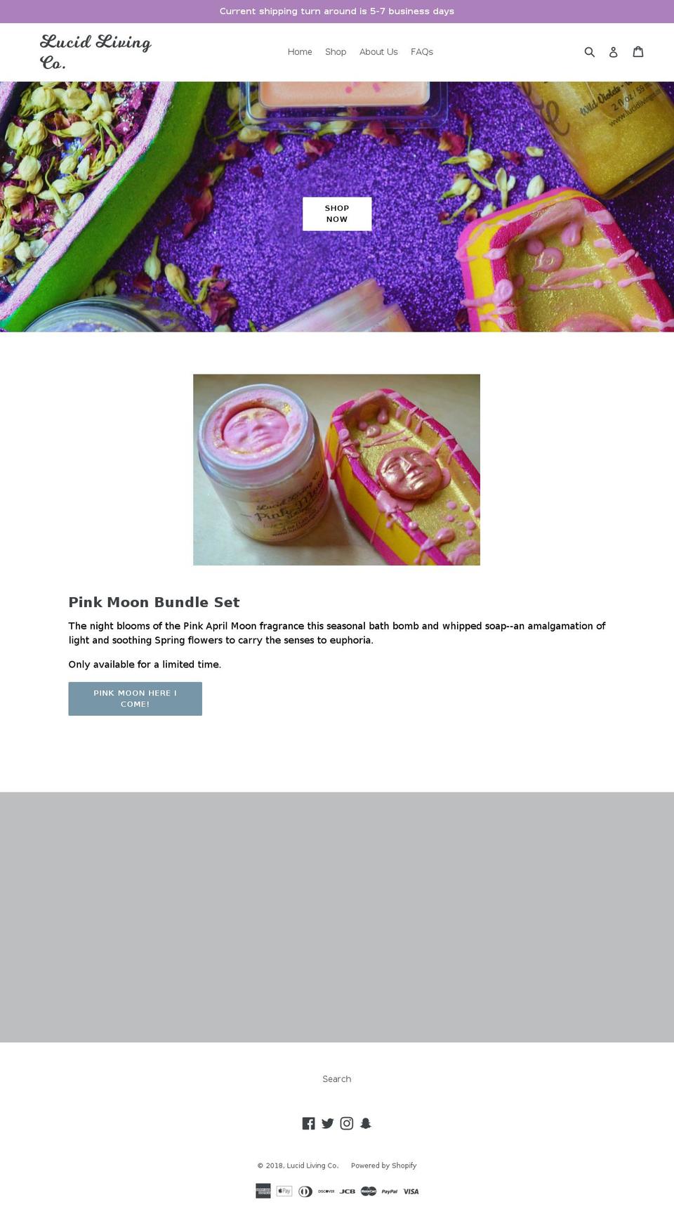 lucidlivingco.com shopify website screenshot