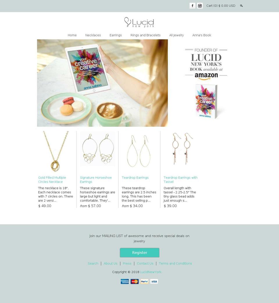 lucidny.com — Shopify storefront screenshot