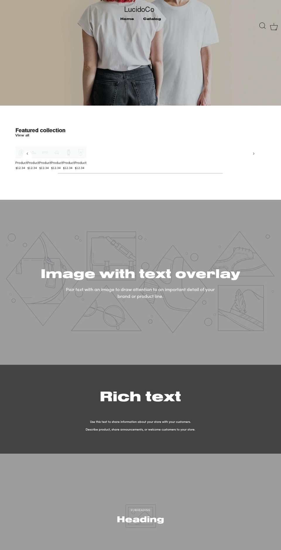 lucidoco.com shopify website screenshot