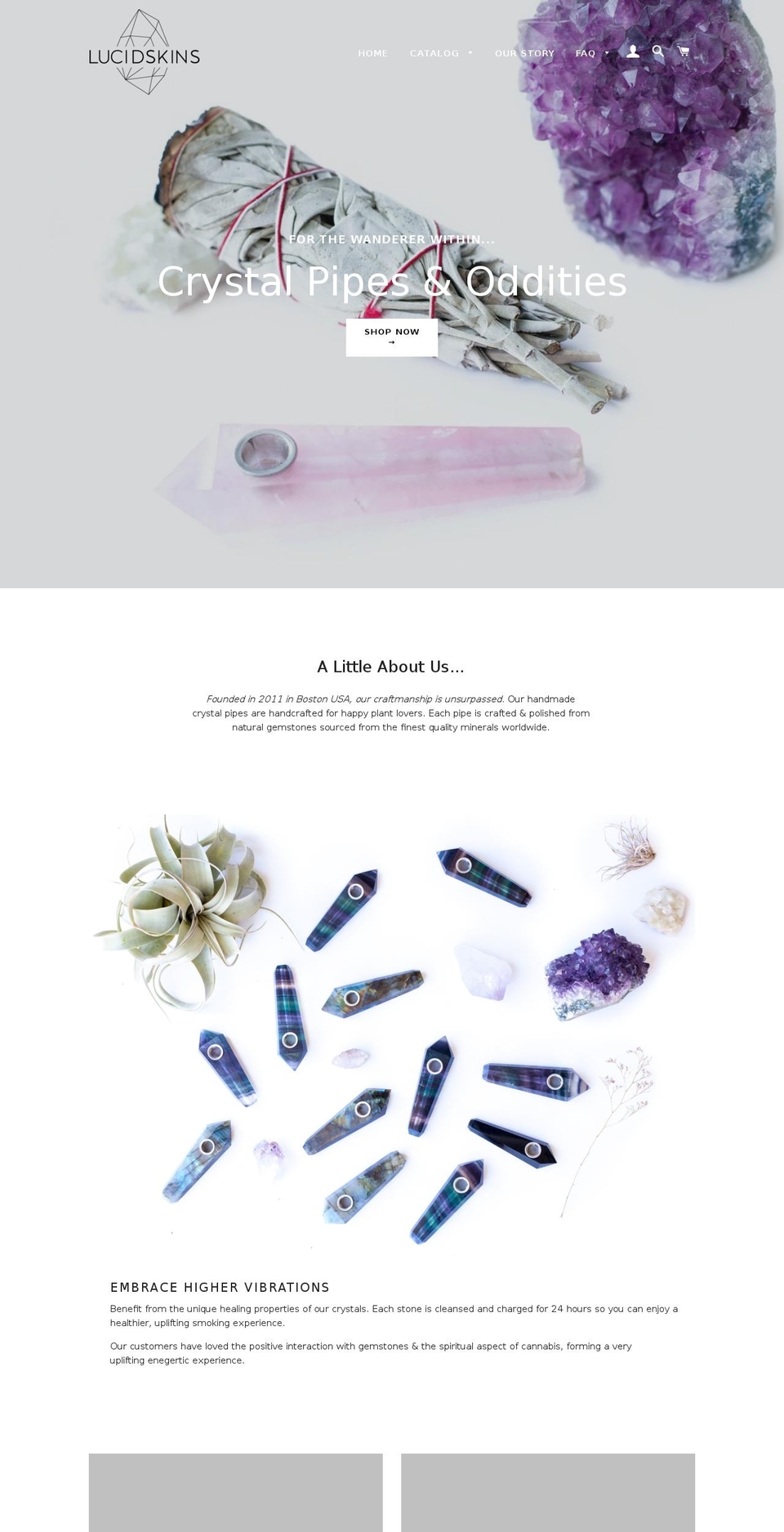 lucidskins.com — Shopify storefront screenshot