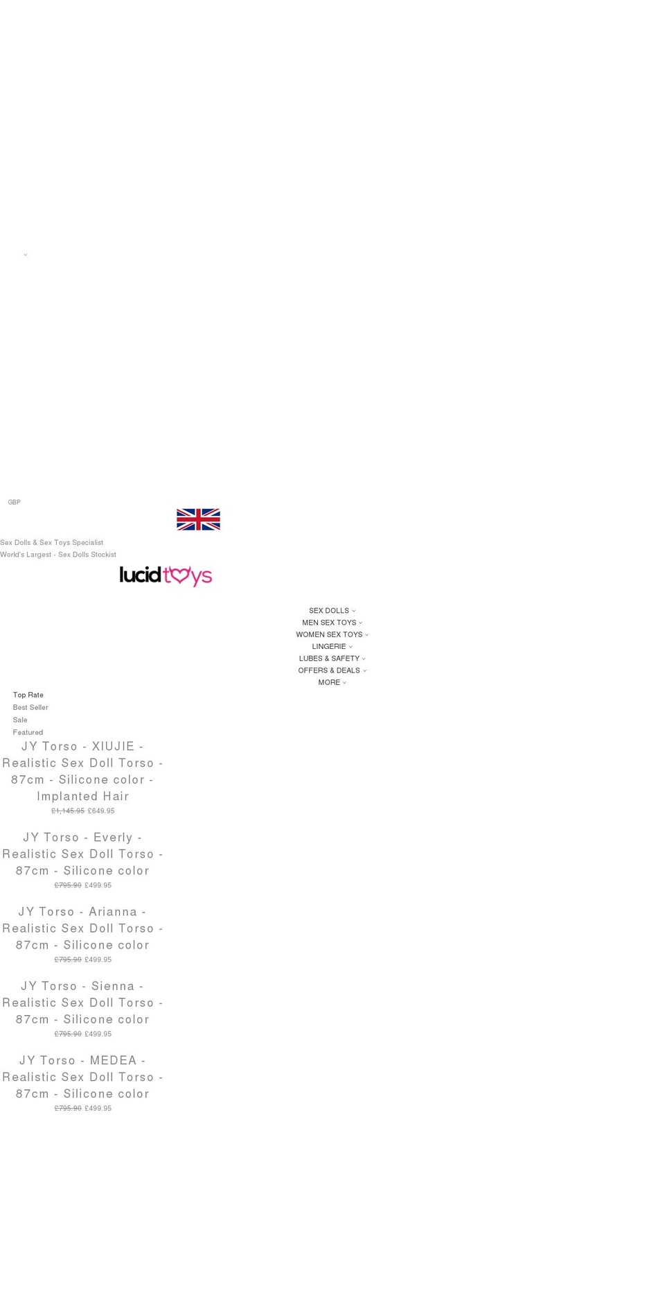 lucidtoy.com — Shopify storefront screenshot