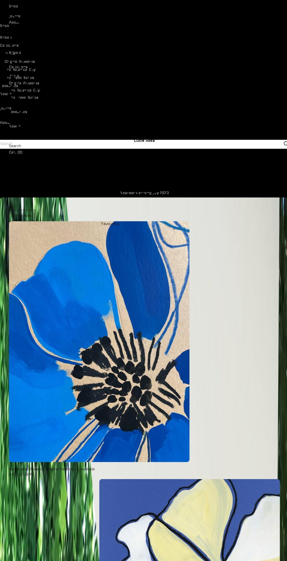 lucieailsa.com shopify website screenshot