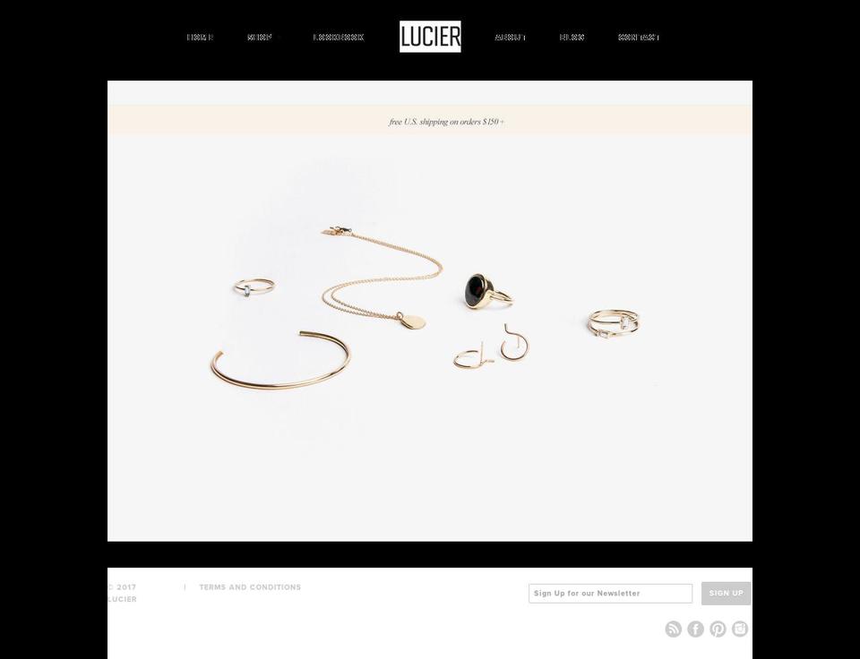 luciermade.com shopify website screenshot